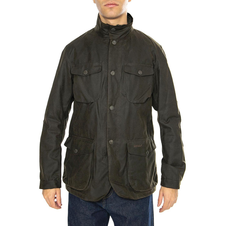 Ogston Wax Jacket Olive - Giacca Uomo Verde MWX0700-OL51  BARBOUR 