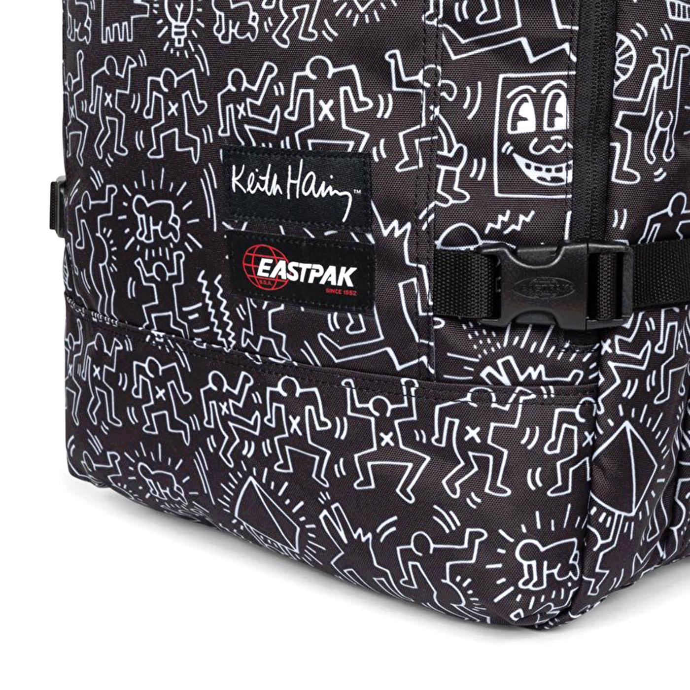 TRAVEL PACK KEITH HARING BLACK - Valigia con Ruote Nera Collaborazione con Keith Haring EK0A5BBR 6Z21 EASTPAK 
