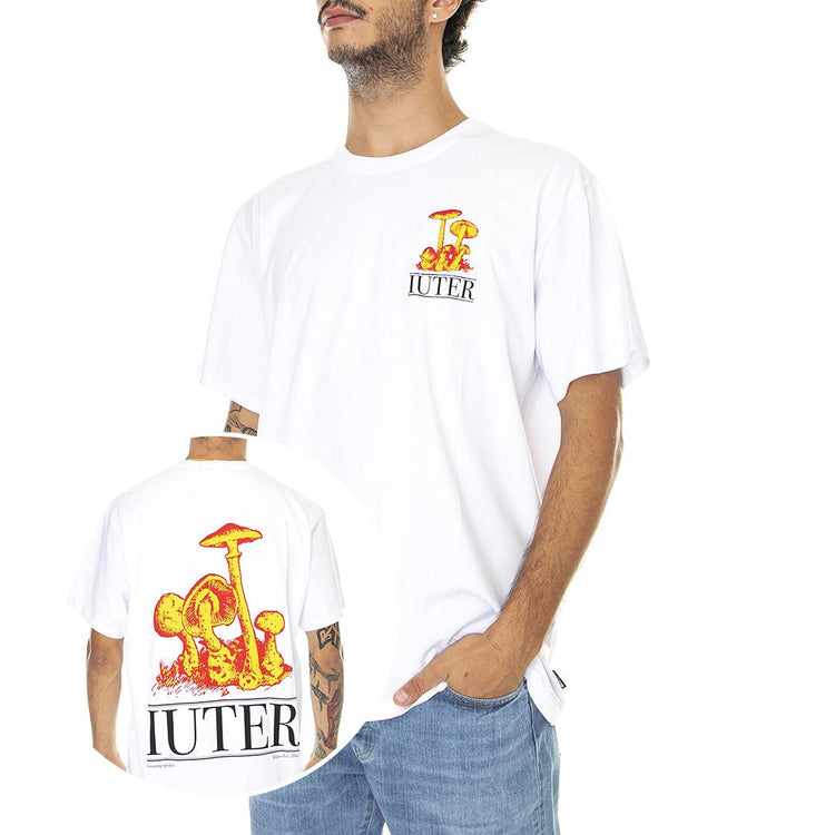 Growing Tee White - Maglietta Girocollo Uomo Bianca 22WITS41-WHITE  IUTER 