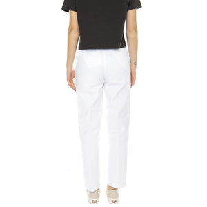W' Phoenix Cropped Pant Rec White - Pantaloni Donna Bianchi DK0A4Y5AWHX1  DICKIES 