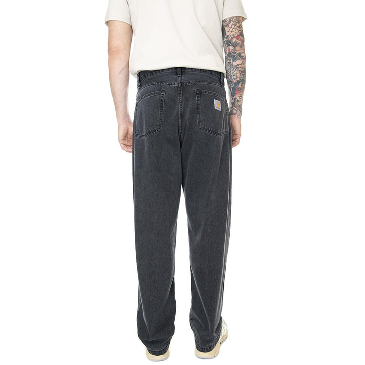 Landon Pant Black Heavy Stone Wash - Pantaloni Denim Jeans Uomo Neri I030468-8960  CARHARTT WIP 