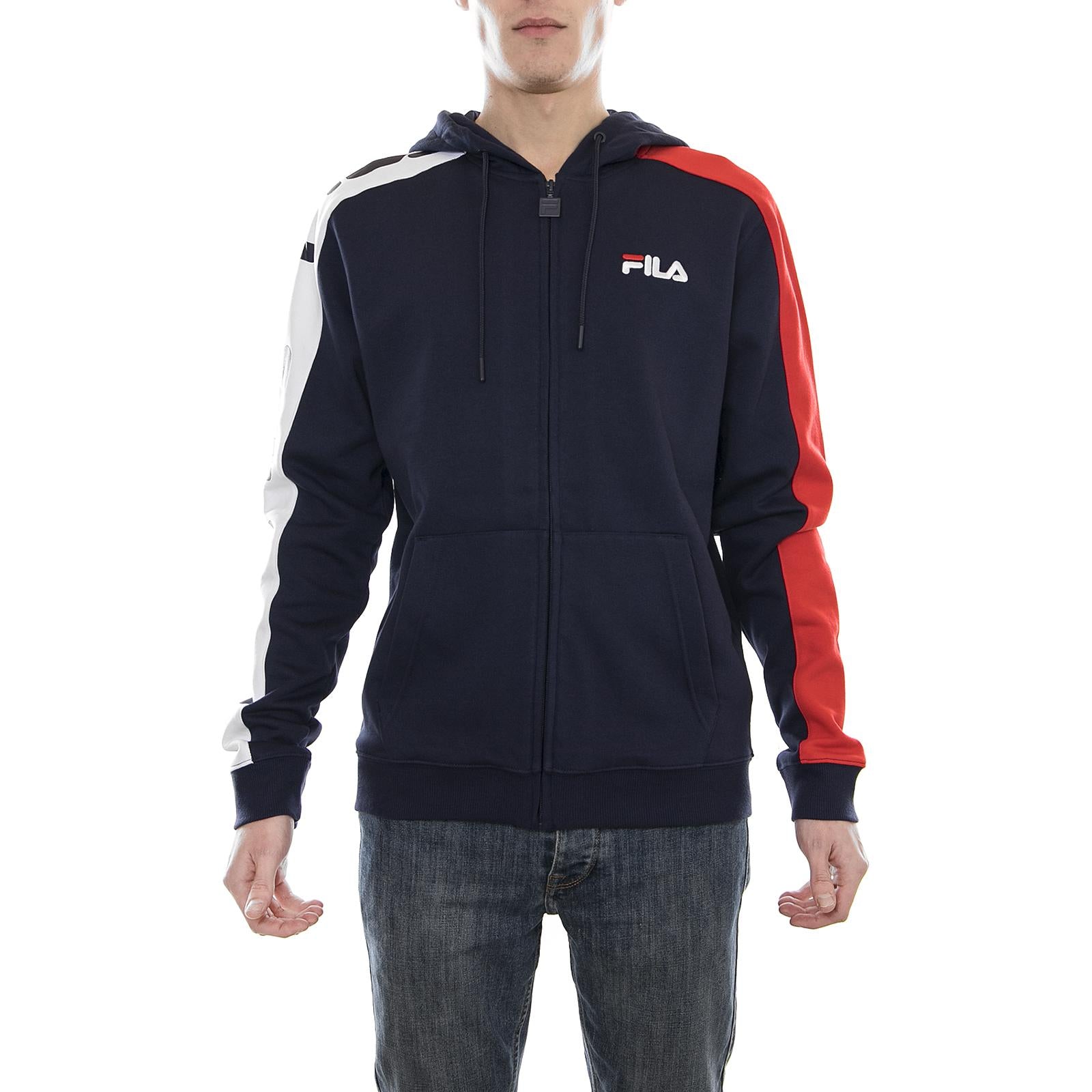 Stan Cut And Sew Hoodie peacoat 684340-A47  FILA 