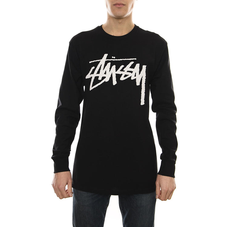 OLD STOCK LS TEE BLACK 1994213-BLACK  STUSSY 