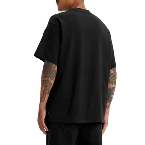 RED TAB VINTAGE TEE MINERAL BLACK GARMENT - Maglietta Girocollo Uomo Nera A0637-0001 Black LEVIS 