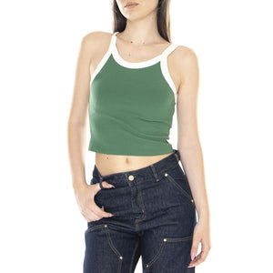 W' Tank Eden Gold Tab - Canotta Donna Verde A3715-0001  LEVIS 