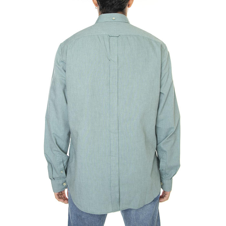 Signature Gots Organic Oxford Jade - Camicia Uomo Verde 65094-657  BEN SHERMAN 