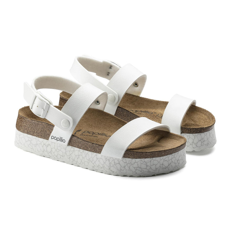 PAPILLIO CAMERON BIRKO FLOR monochrome marble white 111832_4  BIRKENSTOCK 