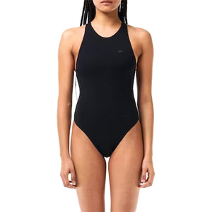 Costume 031 Black Swimsuit - Costume da Bagno Intero Donna Nero MF5636-031 . LACOSTE 