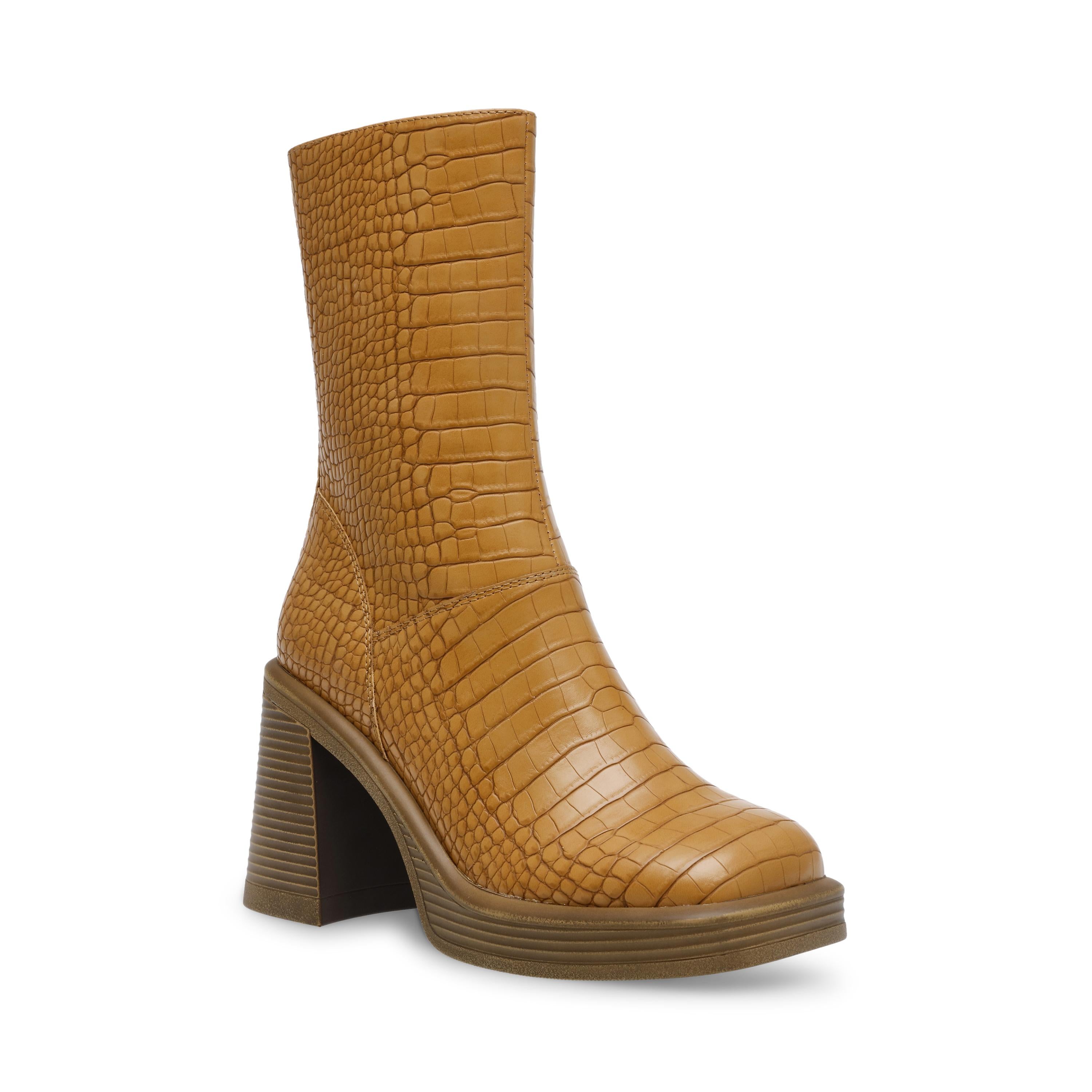 FINITE TAN CROCO BROWN - Stivaletti Donna Marroni SMSFINITE-TANC . STEVE MADDEN 