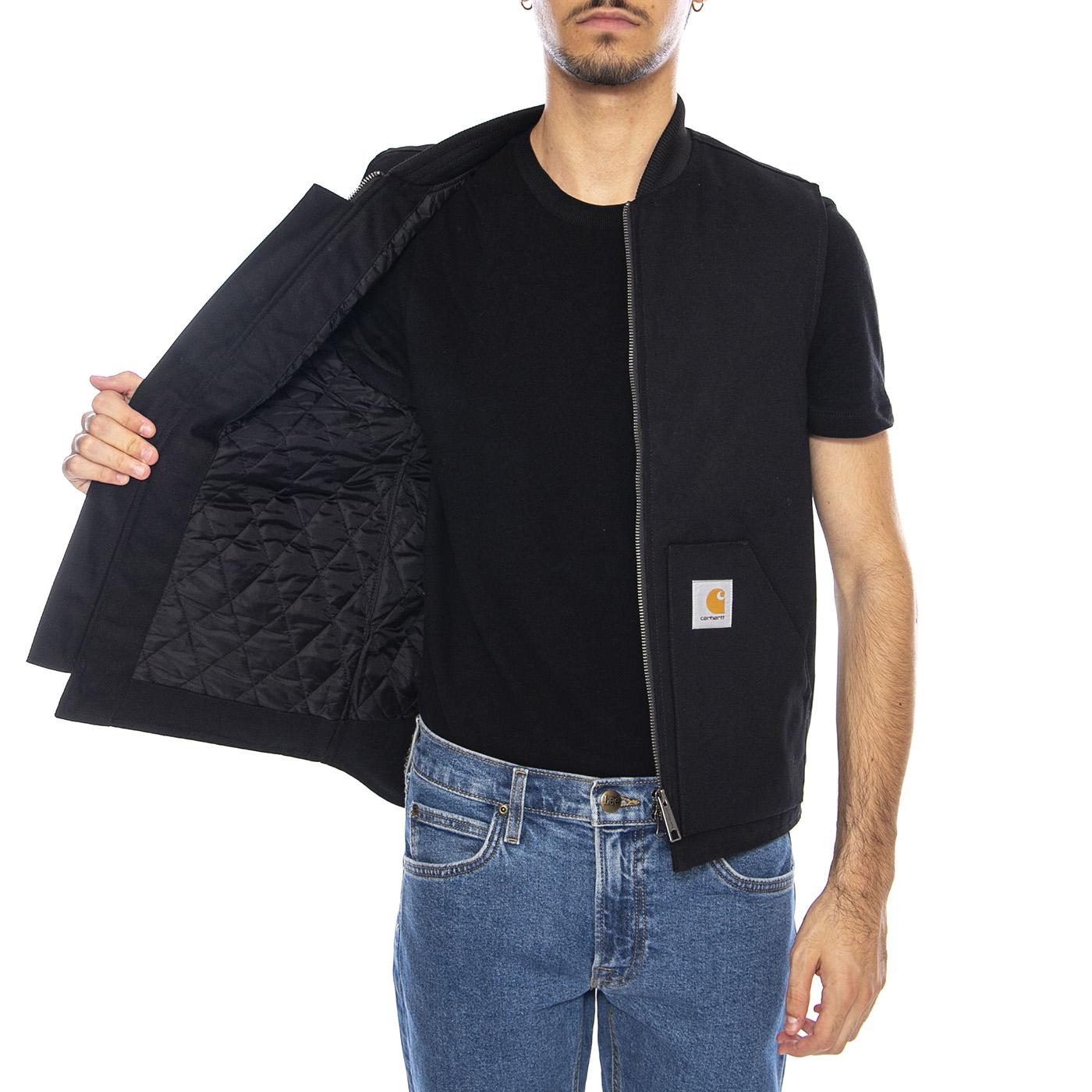 Classic Vest Black - Giacca Smanicata Uomo Nera I035695.8901 . CARHARTT WIP 