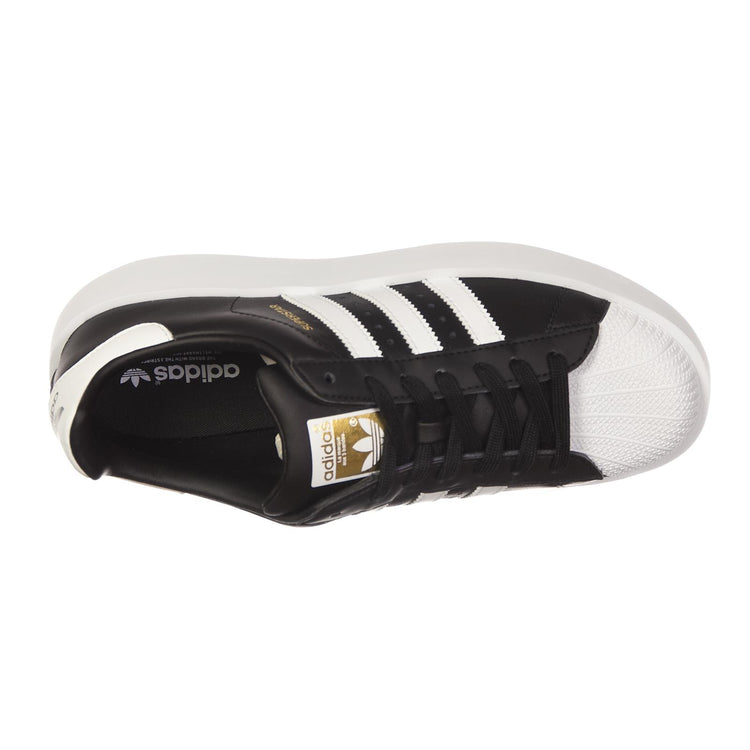 SUPERSTAR BOLD W CORE BLACK/FTWWHT/GOLDMT BA7667  ADIDAS 