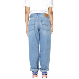 Baggy Dad Z5993 Medium Indigo Destructe - Pantaloni Denim Jeans Donna Blu A3494-0015  LEVIS 