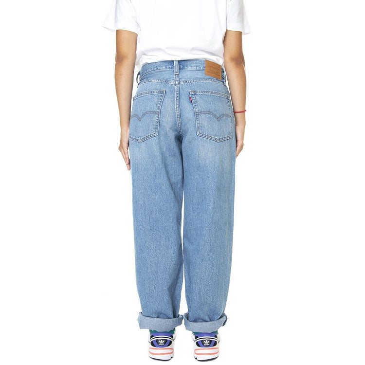 Baggy Dad Z5993 Medium Indigo Destructe - Pantaloni Denim Jeans Donna Blu A3494-0015  LEVIS 