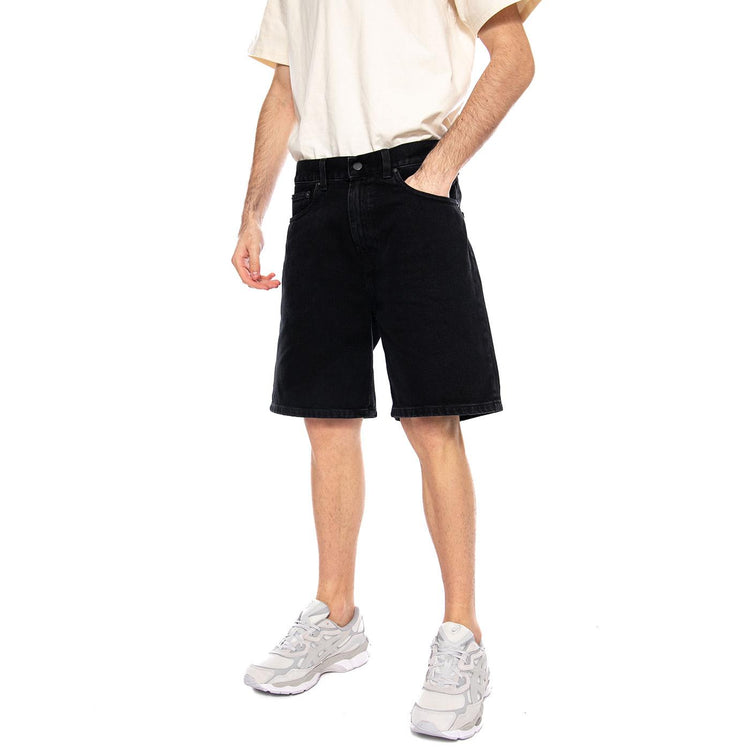 Nolan Short Black - Bermuda Denim Jeans Uomo Neri I034869 8906 CARHARTT WIP 
