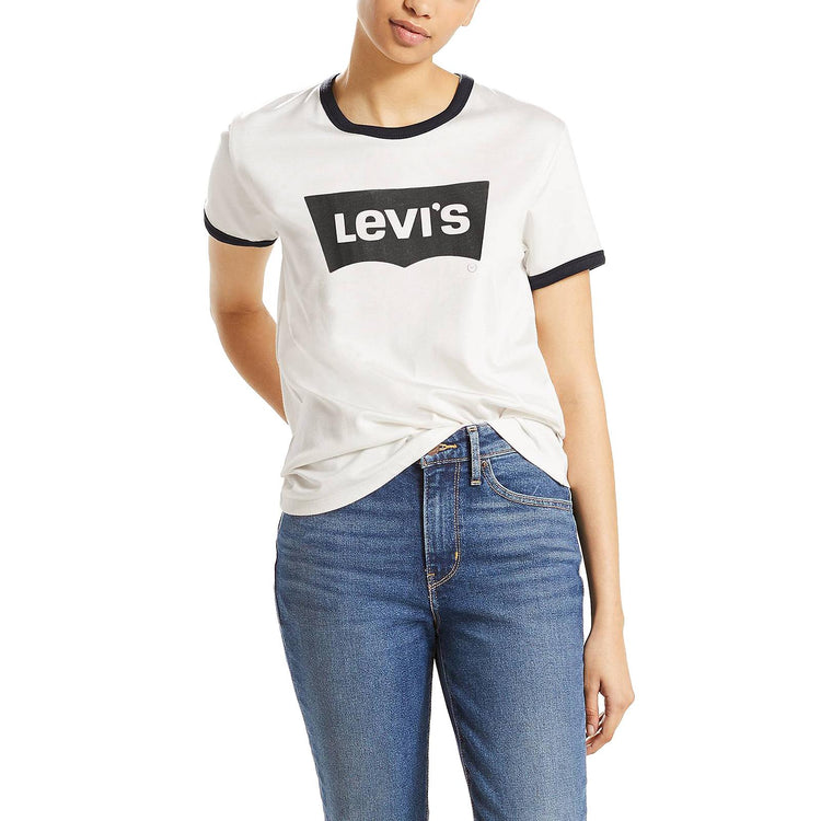PERFECT RINGER TEE HOUSEMARK CLOUD DANCER 35793-0010  LEVIS 