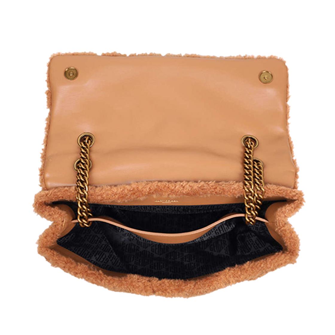 Kensington XXL - Borsa a Tracolla in Tessuto Marrone / Camel KGA4708548999-48  KURT GEIGER 