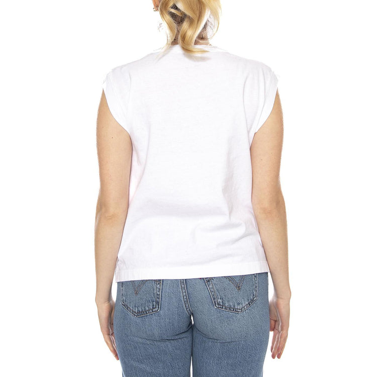 Boxy Tank - White + Slub - Canotta Donna Bianca A8794 0001 LEVIS 