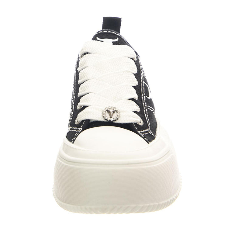 Intentions Black / White Canvas / Brave White - Scarpe Donna Nere WSPINTENTIONS-BLKSIL  WINDSOR SMITH 