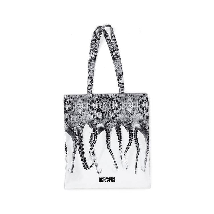 W-OCTOPUS TOTE BAG REALWHITE 18SOBG02W-REALWHITE  OCTOPUS 