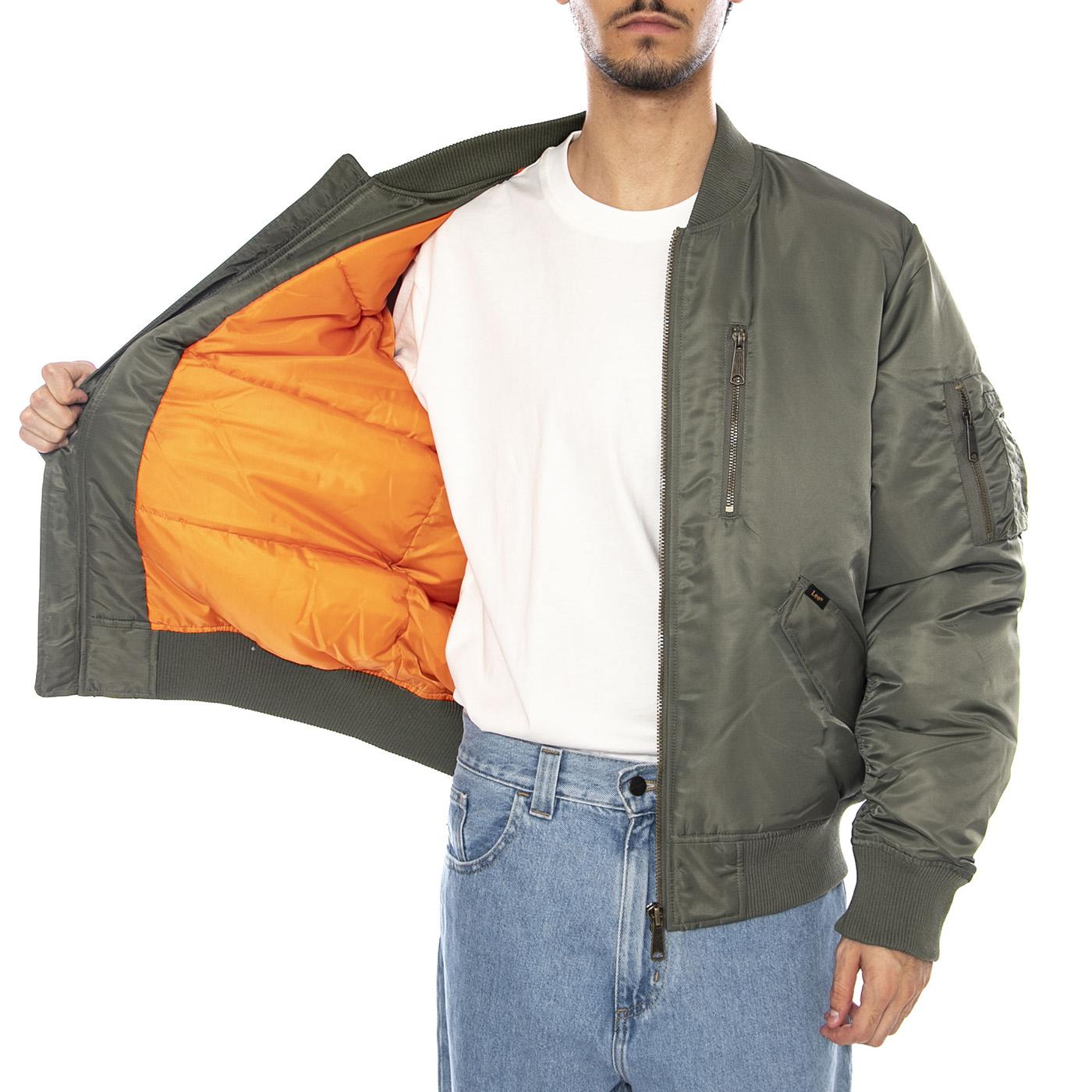 Bomber Jacket Oak Moss - Giacca Uomo Verde 112371315 . LEE 