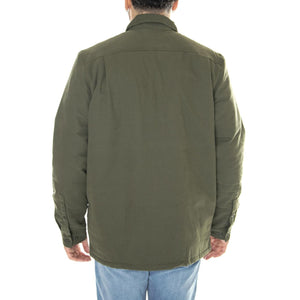 M's Insulated Organic Cotton MW Fjord Flannel Shirt Basin Green - Giacca Invernale Uomo Verde 20385-BSNG  PATAGONIA 