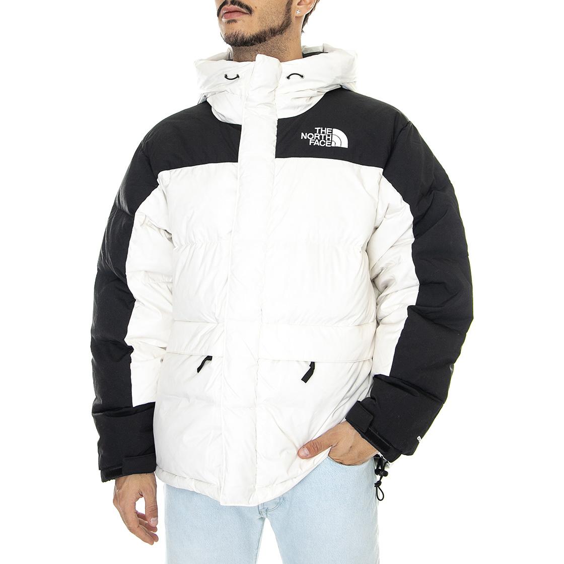 M Himalayan Down Parka Gardenia White - Giacca Invernale con Cappuccio Uomo Bianca NF0A4QYXN3N1  THE NORTH FACE 