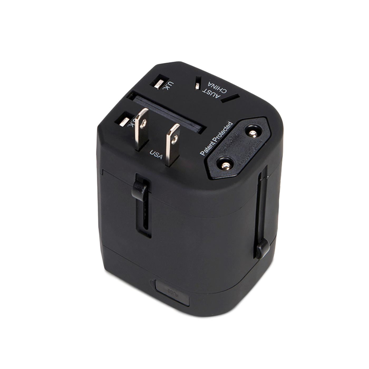 Travel Adapter Black - Adattatore da Viaggio Nero 10523-00001-OS  HERSCHEL 
