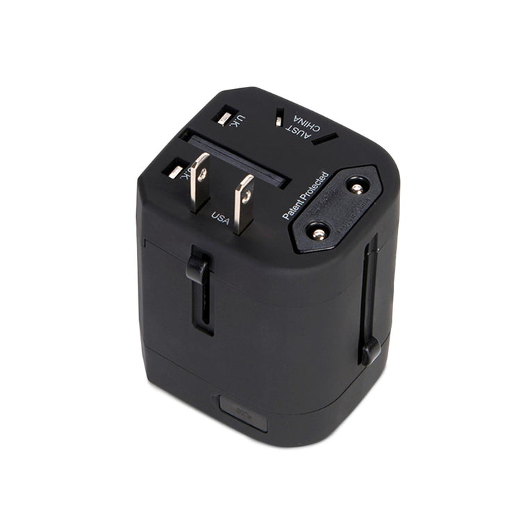 Travel Adapter Black - Adattatore da Viaggio Nero 10523-00001-OS  HERSCHEL 