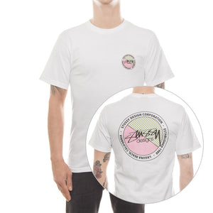 HALFTONE DOT TEE WHITE 1904016-WHITE  STUSSY 