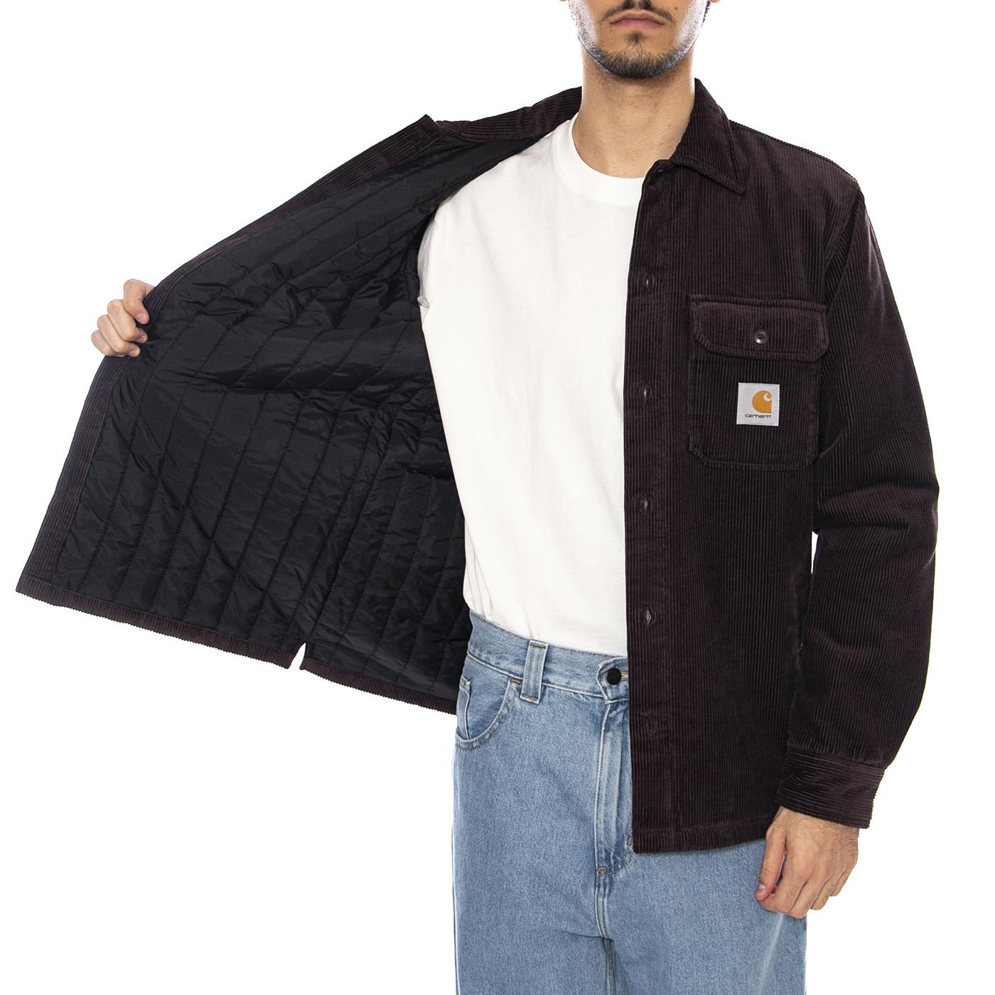 Whitsome Shirt Jac Palisander - Giacca Uomo Marrone I028827.33HXX . CARHARTT WIP 
