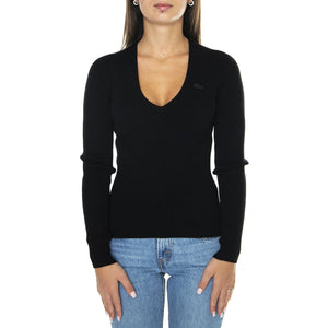 Pullover AF0625-031 - Maglione Donna Nero AF0625-031  LACOSTE 