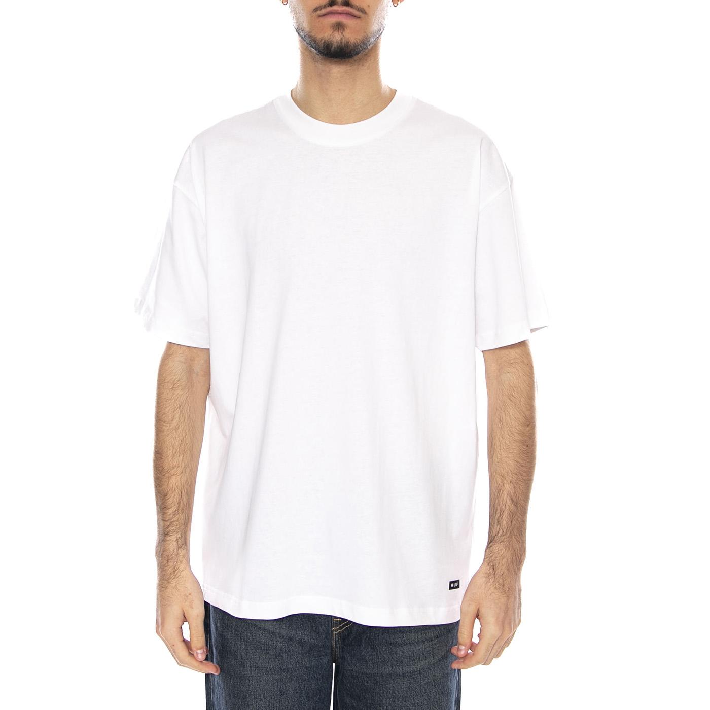 HUF Set 2 Pack Magliette -- Magliette Uomo Bianche AC01013 WHT HUF 