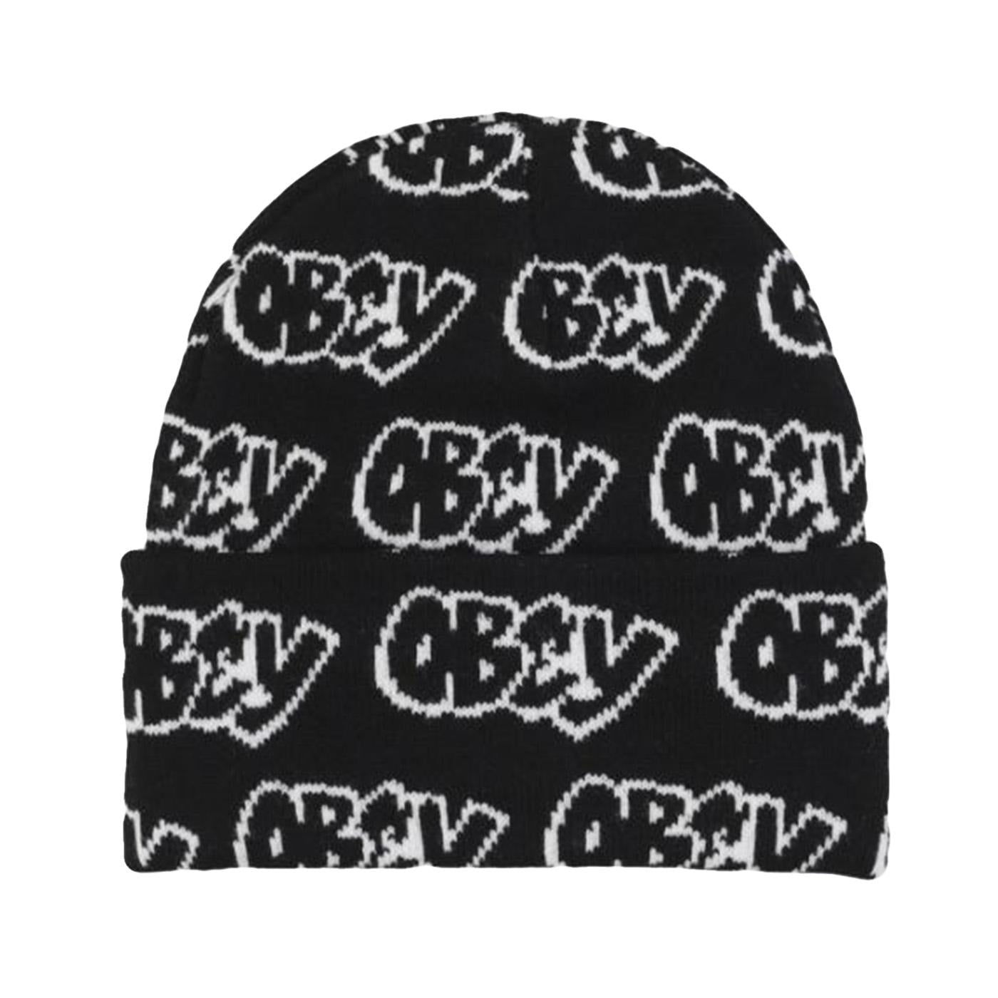 Good Times Beanie Black Multi - Berretto in Maglia Rasata Nero / Mulricolore 100030207 BKM OBEY 
