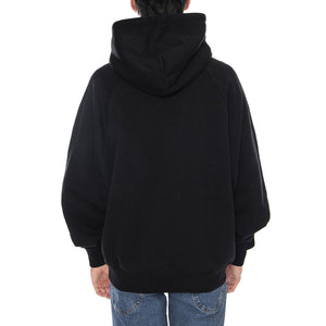 Hooded Ray Sweat Black - Felpa con Cappuccio Uomo Nera I035640.89XX  CARHARTT WIP 
