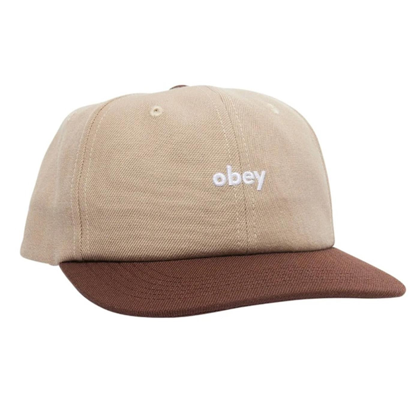 Obey Shade 6 Panel Snapback Khaki Multi - Cappellino con Visiera Multicolore 100580348-KHA  OBEY 