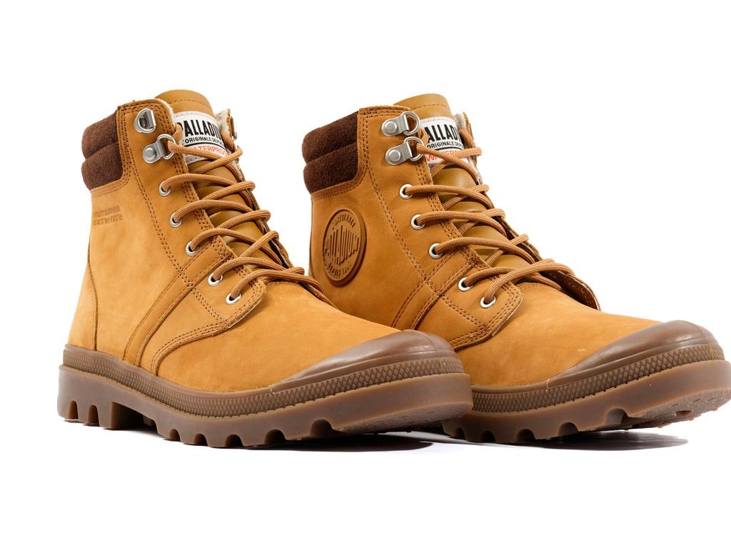 Pallabrousse Sc Wp + Apple Cinnamon - Scarpe Stringate Profilo Alto Uomo Marrone PAS08841-203-M  PALLADIUM 