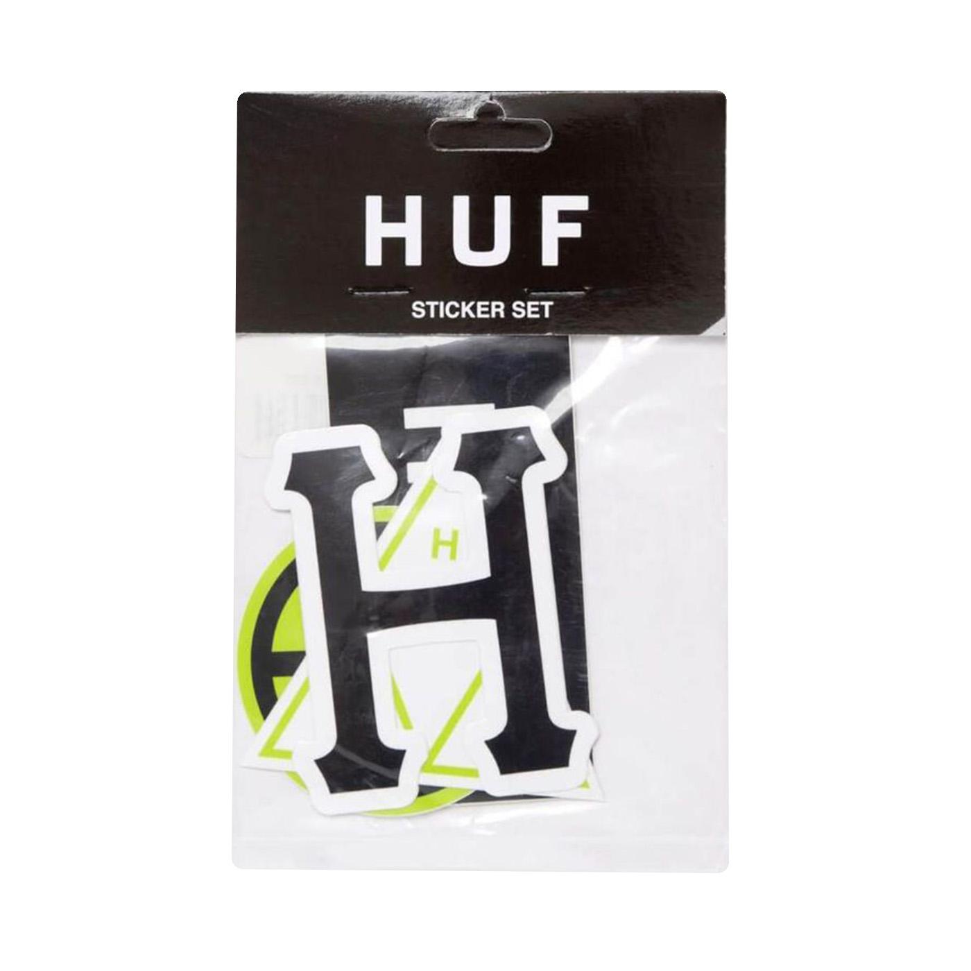 HUF CORE LOGO STICKER SET - Set di Adesivi Multicolore AC00481-MULTI . HUF 