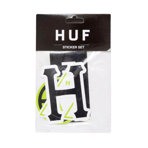 HUF CORE LOGO STICKER SET - Set di Adesivi Multicolore AC00481-MULTI . HUF 