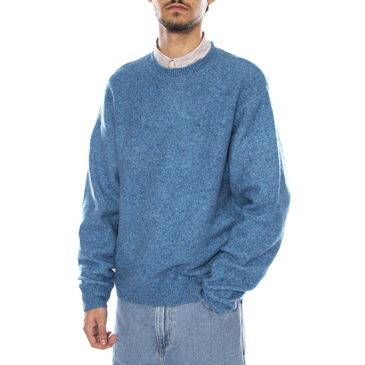 Curtis Sweater Tangled Angelite - Maglione Girocollo Uomo Blu I035394.3B2XX  CARHARTT WIP 