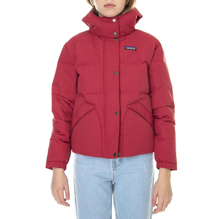 W's Downdrift Jkt Wax Red - Giacca Invernale con Cappuccio Donna Rossa 20625-WAX  PATAGONIA 