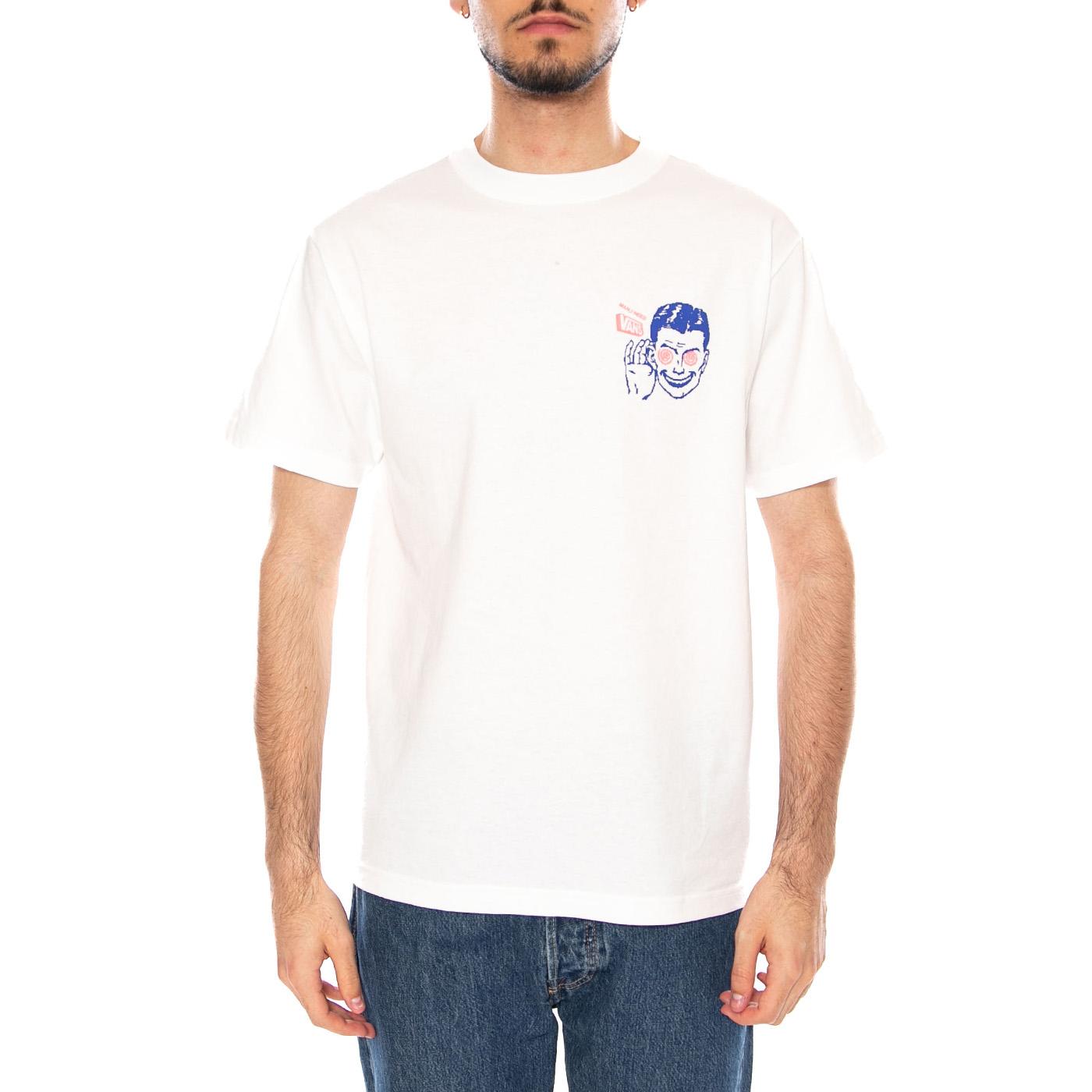 NEED VANS SS TEE WHITE - Maglietta Girocollo Uomo Bianca VN000TQD WHT1 VANS 