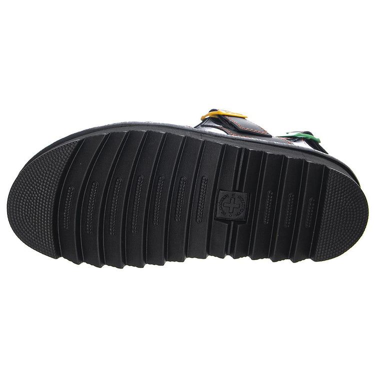 Voss II Black Hydro Leather - Sandali Donna Neri UK 3 DRM27346001  DR.MARTENS 