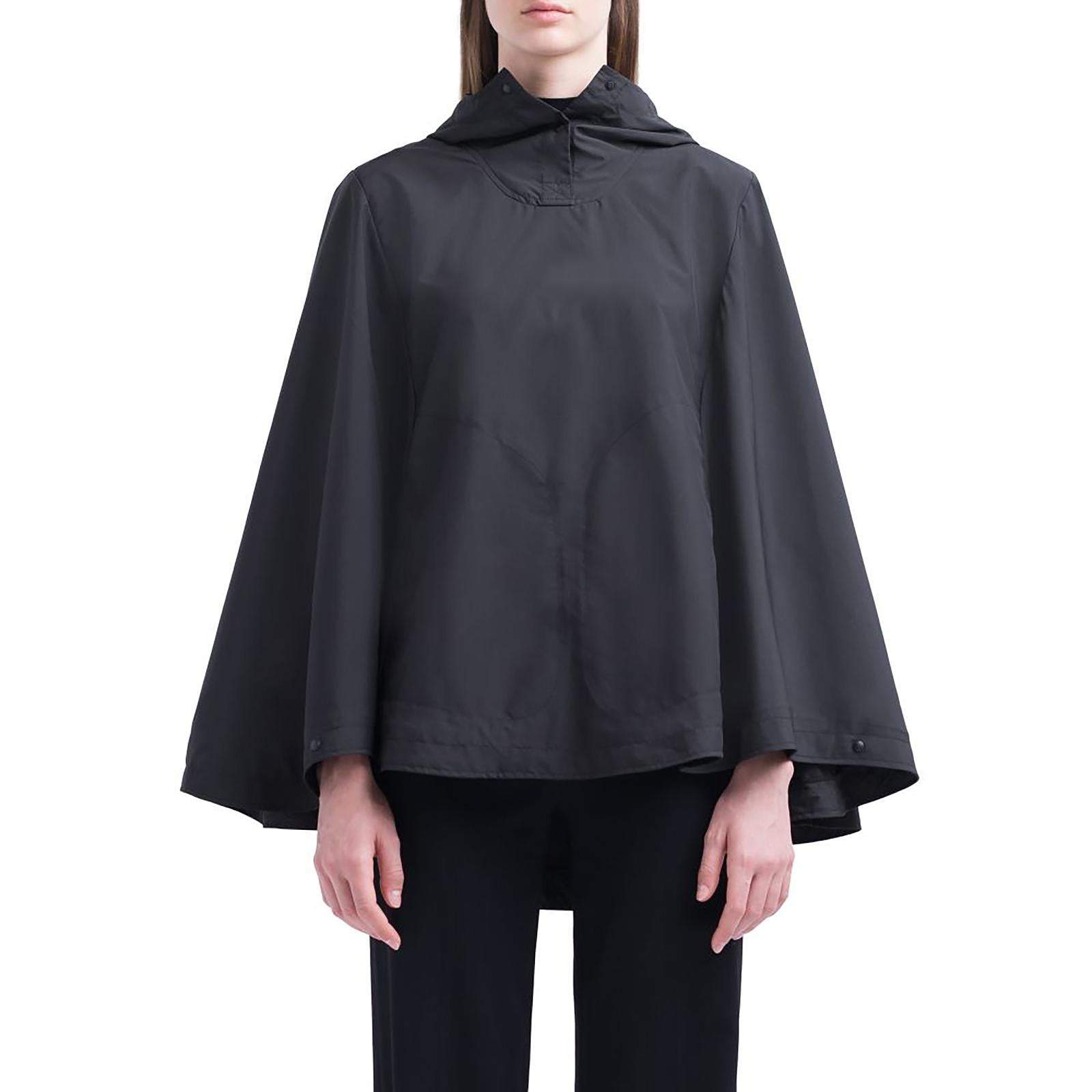 Voyage Poncho - Black - Mantella Donna Nera 15005-00001  HERSCHEL 