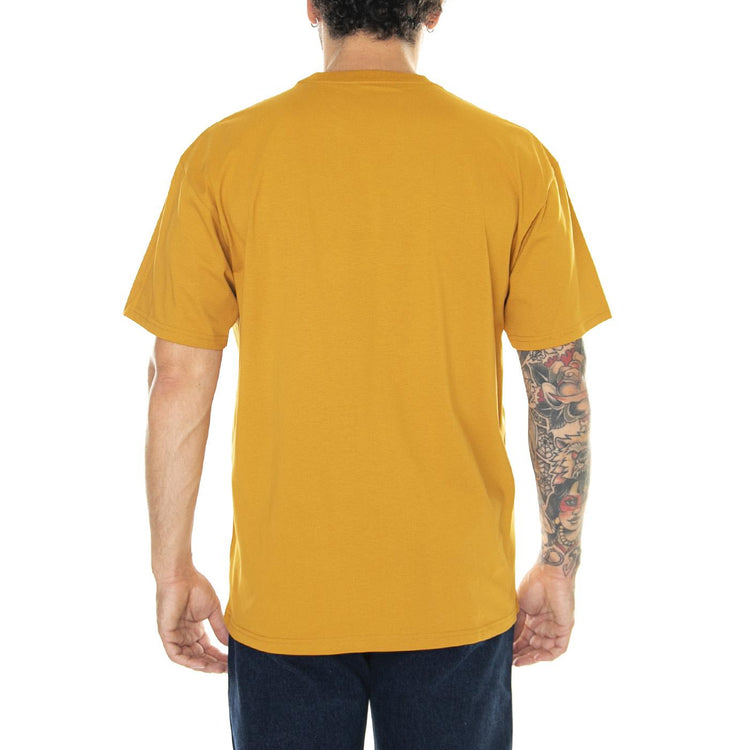 S/S Chase T-Shirt Buckthorn / Gold - Maglietta Girocollo Uomo Giallo Ocra I026391.1QZXX  CARHARTT WIP 