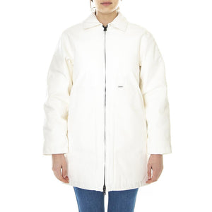 W' Brooke Coat Wax - Giacca Donna Bianca I028430.D6.00.03  CARHARTT WIP 