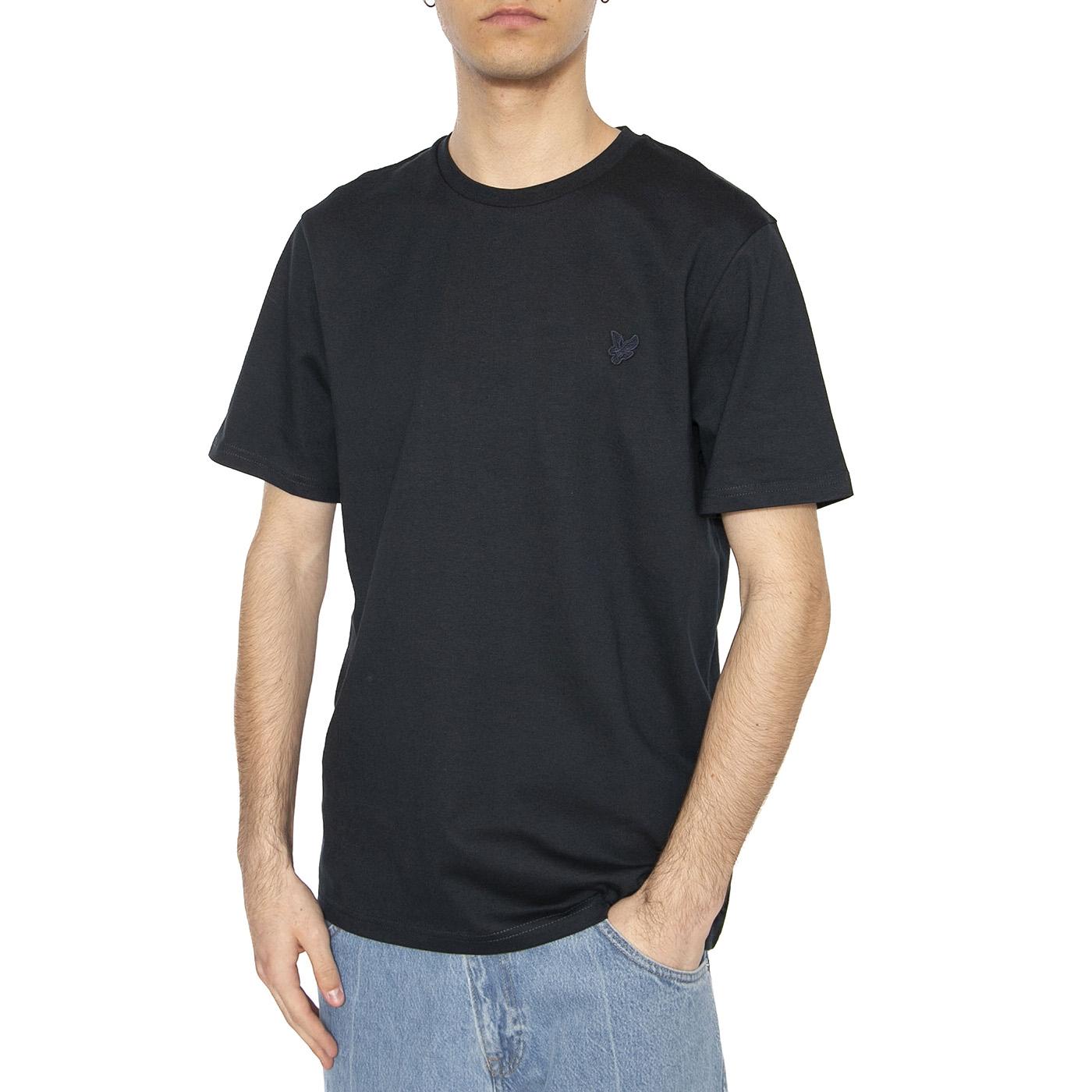 Tonal Eagle Plain T-shirt Dark Navy - Maglietta Girocollo Uomo Blu TS400TON-Z271 . LYLE & SCOTT 