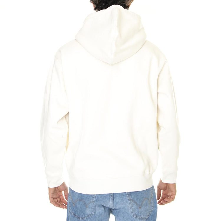 Obey Maginify Premium Hood Fleece Unbleached - Felpa con Cappuccio Uomo Beige 112843154-UBL  OBEY 