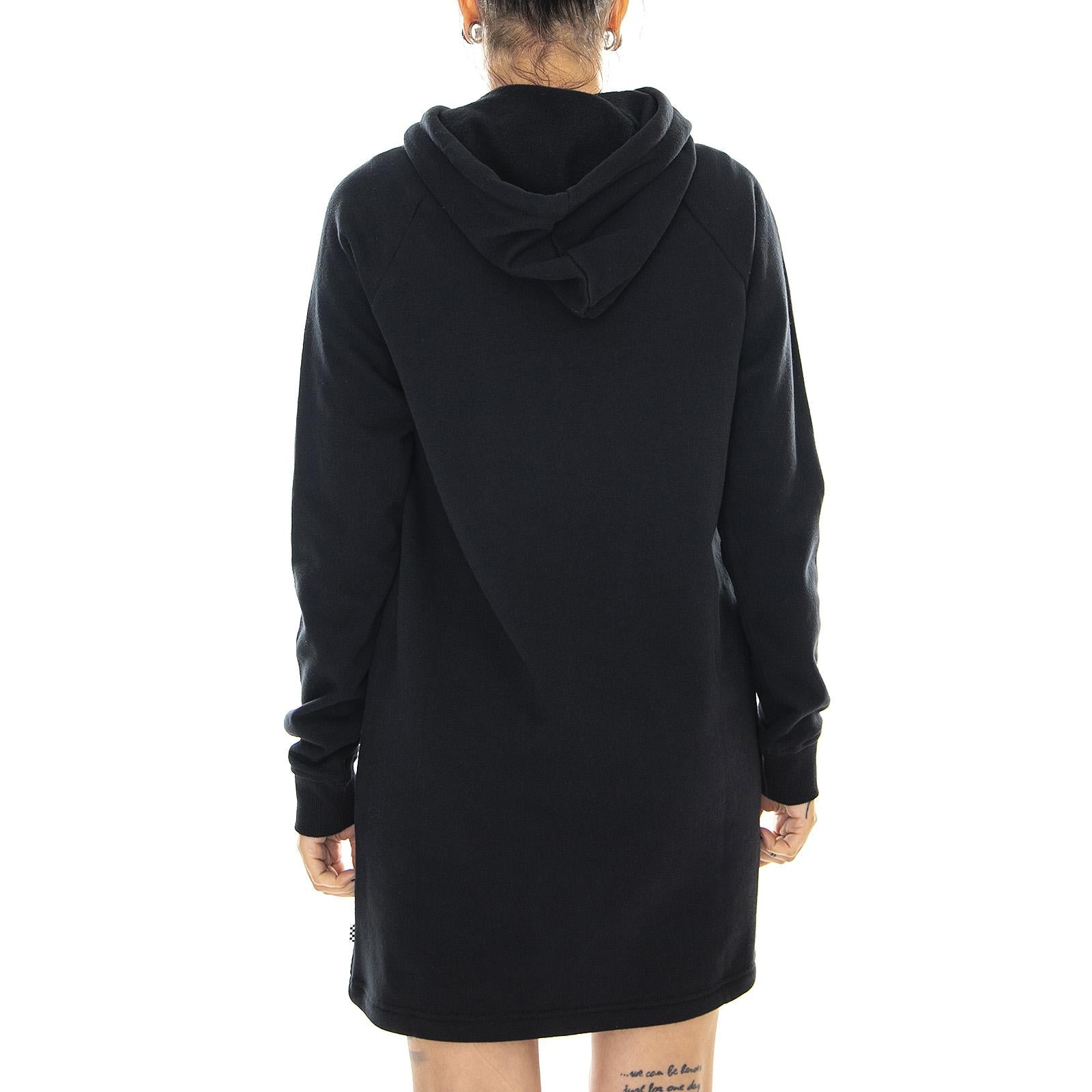 Wm Streaked Dress - Black - Abito Felpa Donna Nero VA3D5MBLK  VANS 