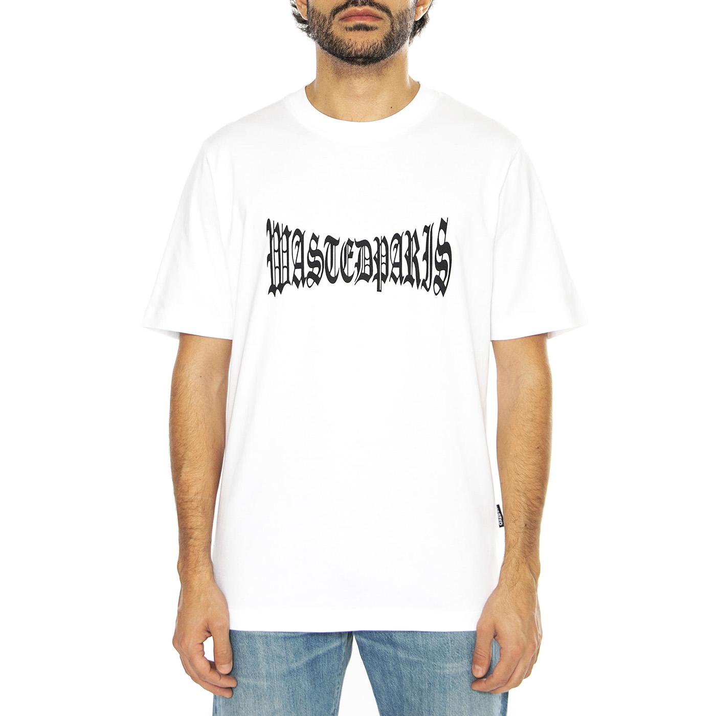 T-Shirt London White - Maglietta Girocollo Uomo Bianca T-SHIRT LONDON - - WHITE  WASTED PARIS 