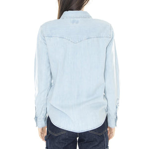 W' Essential Western Shirt Blue - Camicia Denim Jeans Donna Blu Chiaro 16786-0001  LEVIS 